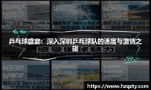 乒乓球盛宴：深入深圳乒乓球队的速度与激情之旅